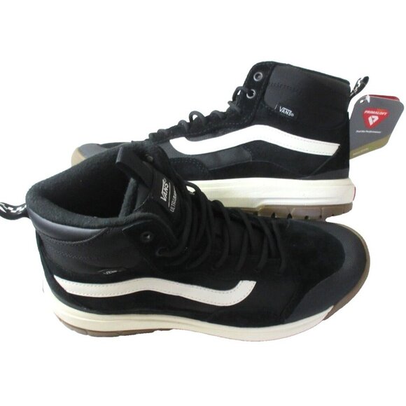 Vans Men's UltraRange Exo Hi MTE-1 Boots Black Marshmallow White Sizes NIB - Picture 1 of 5